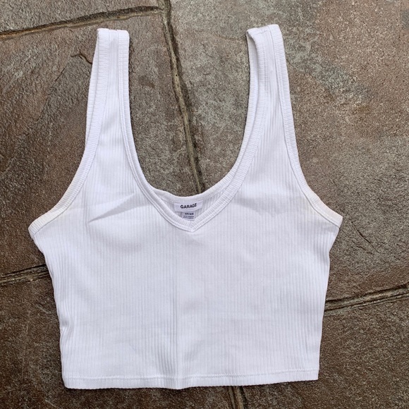 Garage Tops - 5/$25 Garage white tank top. Size xs